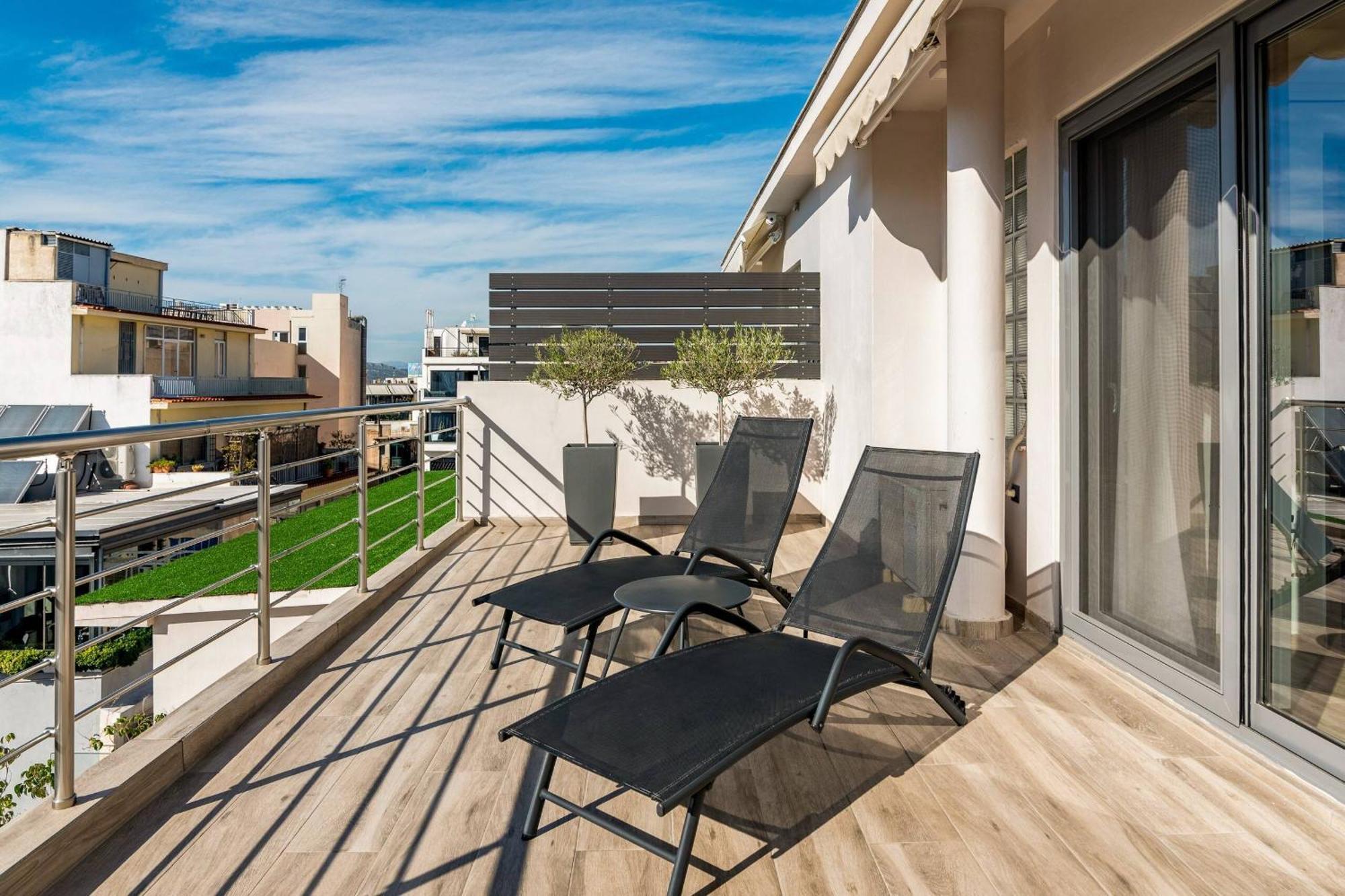 Dreamy Athens Penthouse With Acropolis View Apartment Exterior photo