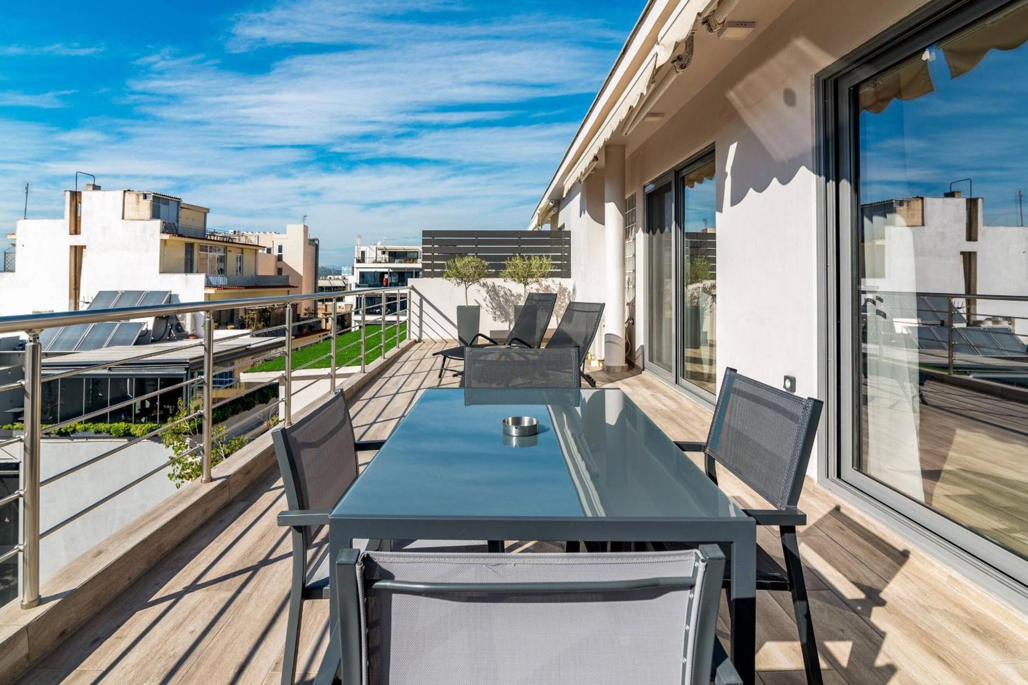 Dreamy Athens Penthouse With Acropolis View Apartment Exterior photo